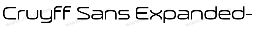 Cruyff Sans Expanded字体转换